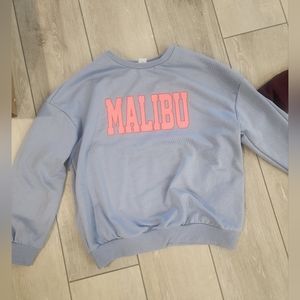 Malibu shein sweat shirt